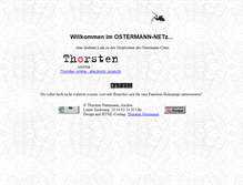 Tablet Screenshot of ostermann-net.de